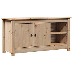 vidaXL Meuble TV 103x36,5x52 cm Bois de pin massif