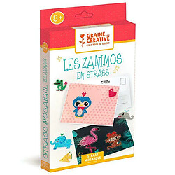 Graines Creatives Coffret pour enfants - Les Zanimos en strass