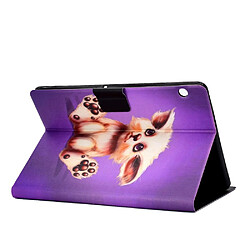 Acheter Etui en PU impression de motifs antichoc chat abyssin avec support et porte-cartes pour votre Huawei MediaPad T3 10