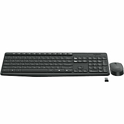 Clavier Logitech MK235 Noir Sans fil