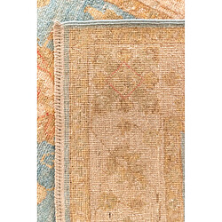 Vidal Tapis de couloir en laine 448x78 bleu Ziegler pas cher