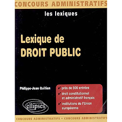 Lexique de droit public