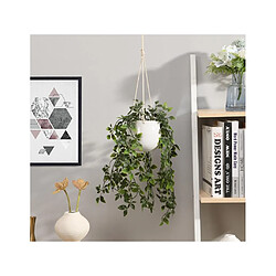 Vente-Unique Plante artificielle tombante avec pot en céramique - H.70 x L.20 cm - vert - BAHIANA