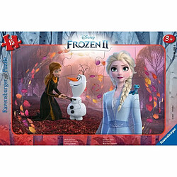 Ludendo Puzzle Cadre 15 Pièces Nathan - Regard vers l'avenir - La Reine des Neiges 2