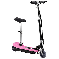 Avis vidaXL Trottinette électrique avec siège 120 W Rose