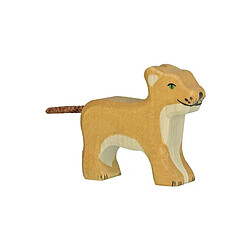 Figurine Holztiger Lion petit debout