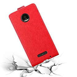 Cadorabo Coque Motorola MOTO Z Etui en Rouge pas cher