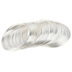 Acheter 100pcs Acier 0.6mm Artisanat De Bijoux En Fil Faisant Accessoire De Bobine De Bricolage Doré