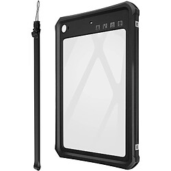 Coque Étanche pour iPad Mini 4 et Mini 5 2019 Redpepper Transparent Contour Noir