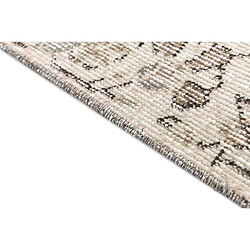 Avis Vidal Tapis de laine 292x180 brun Ultra Vintage