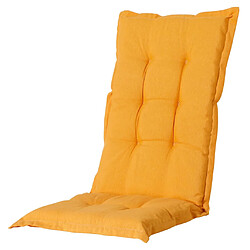 Madison Coussin de chaise à dossier haut Panama 123x50 cm Lueur dorée