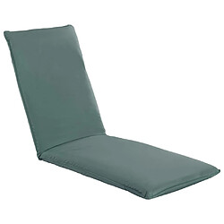 Maison Chic Chaise longue pliable de jardin | Bain de soleil Relax | Transat Tissu Oxford Gris -GKD24959