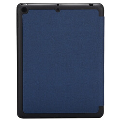 Avis Wewoo Smart Cover bleu pour iPad Pro 10,5 pouces, avec trois pliage Holder & Pen Slots Tissu Texture Motif Horizontal Housse en cuir Flip