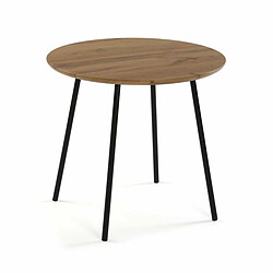 Jeu de 2 tables Versa Métal Bois MDF 50 x 49 x 50 cm (2 Unités)