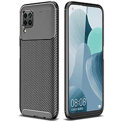 Xeptio Coque brossée noire pour Huawei P40 LITE NEW Carbon Fiber Antichoc