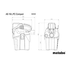 Aspirateur eau & poussière Metabo