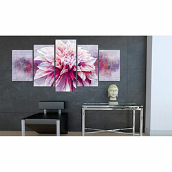 Paris Prix Tableau Imprimé Violet Dahlia 100 x 200 cm