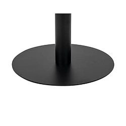 Avis Lisa Design Valverde - table basse ronde - effet marbre - noir - 70 cm