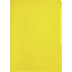 DURABLE Pochettes-coins, A4, en PP, 0,12 mm, jaune ()