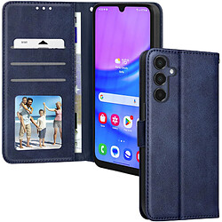 Avizar Étui pour Samsung Galaxy A16 Dragonne Clapet Support Portefeuille Bleu