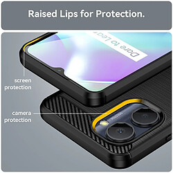 Avis Htdmobiles Coque pour Realme C33 - housse etui silicone gel carbone + film ecran - NOIR