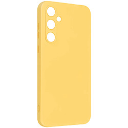 Avizar Coque pour Samsung Galaxy A55 Semi-rigide Mat Anti-traces Dragonne Jaune