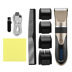 Universal Coiffeur professionnel Épingle à cheveux rechargeable USB numérique Homme Coiffeur Lame en céramique Rasoir Découpeuse