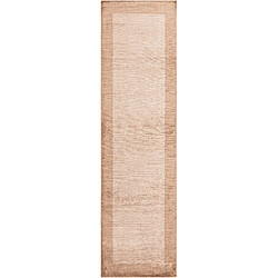 Vidal Tapis de couloir en laine 300x81 brun Darya