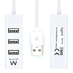 Acheter Hub USB Ewent EW1122 4 Puertas USB 2.0 Blanco