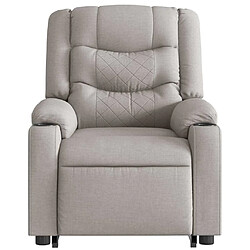 Acheter vidaXL Fauteuil inclinable gris nuage tissu