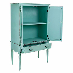 Avis Armoire Alexandra House Living Bleu verre Bois d'épicéa Bois MDF 42 x 140 x 80 cm