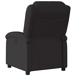 Maison Chic Fauteuil inclinable,Fauteuil luxe de relaxation Noir Tissu -MN71689 pas cher