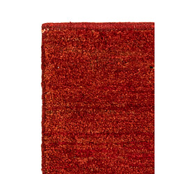 Avis Vidal Tapis de laine 50x45 rouge Gabbeh