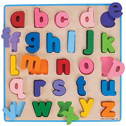 Bigjigs Toys Puzzle ABC minuscule en bois