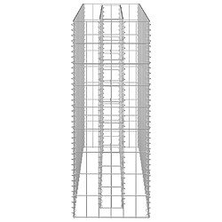 Acheter vidaXL Lit surélevé à gabion Acier galvanisé 90x30x90 cm