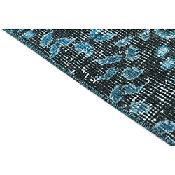 Vidal Tapis de laine 282x178 turquoise Ultra Vintage pas cher