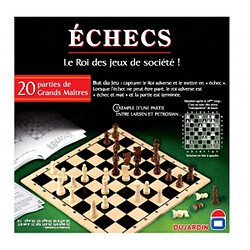 Dujardin Jeu Echecs en bois Serie Noire