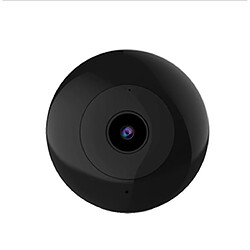 Chrono Caméra de surveillance à domicile caméra de sécurité sans fil télécommande pour téléphone portable avec vision nocturne infrarouge et mini caméra de détection de mouvement(Noir)