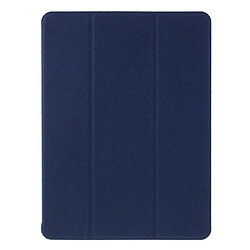 Etui en PU veille automatique avec support bleu pour votre Apple iPad 10.2 (2019)