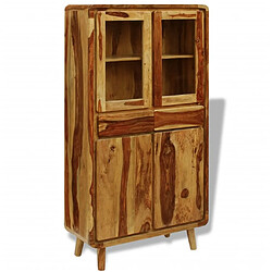 vidaXL Buffet - Bois de Sesham - 90 x 40 x 175 cm