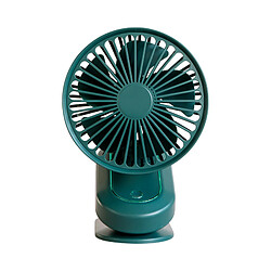 JJBRDZ-Ventilateur de Poussette à Clipser Mini Ventilateur de Clip de Bureau 2-en-1 Portable pour Tapis Roulant de Gymnastique Intérieur Extérieur Bureau-Vert