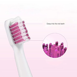 Wewoo Brosse à dents électrique rose pour l'adulte / enfants, 31000 révolutions par minute à ultrasonique portative imperméable 3W pas cher