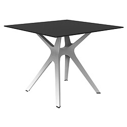 Table Phénolique Noire 900x900 Pied De Table Vela "s" - Resol