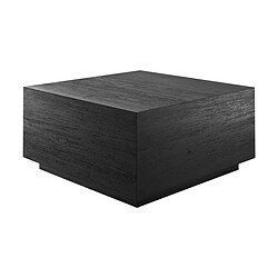 Rendez Vous Deco Table basse Zoé en bois de teck recyclé noir 70 cm 