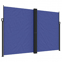 vidaXL Auvent latéral rétractable bleu 220x600 cm