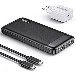 Acheter SANAG Power Bank 10000Mah+Caricabatterie, Batteria Caricatore Portatile Con Ricarica Rapida 5V/3A Spina Usb-C, 15W Mini Powerbank Per Apple Iphone 14/13/12/11, Ipad,Airpods Pro, Xiaomi,Huawei,Samsung