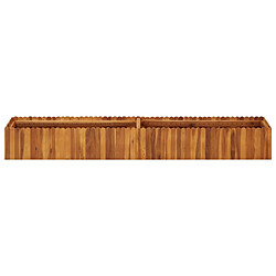 vidaXL Lit surélevé de jardin 200x30x25 cm Bois massif d'acacia