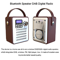 Acheter Réveil Radio Numérique DAB Multifonction Enceinte Bluetooth Micro SD MP3 YONIS