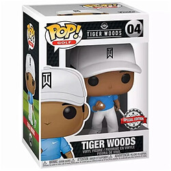 Funko POP Sports Tiger Woods (chemise bleue) exclusif 04