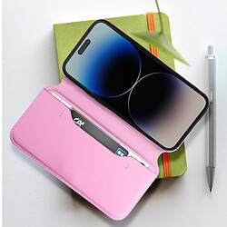 Avis Avizar Étui pour iPhone 14 Pro Max Double Poche Support Collection Dual Pockets Rose